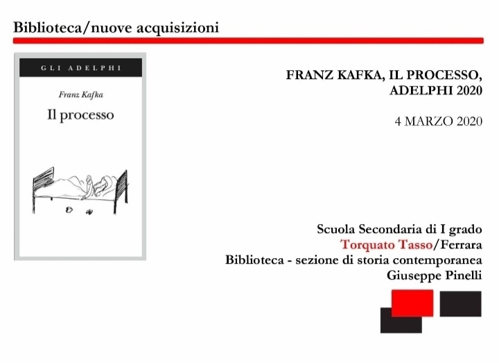 IC GOVONI » Franz Kafka, 'Il processo